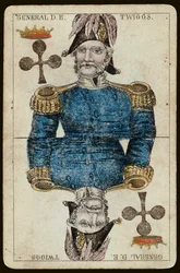 Spielkarte: König der Kreuz